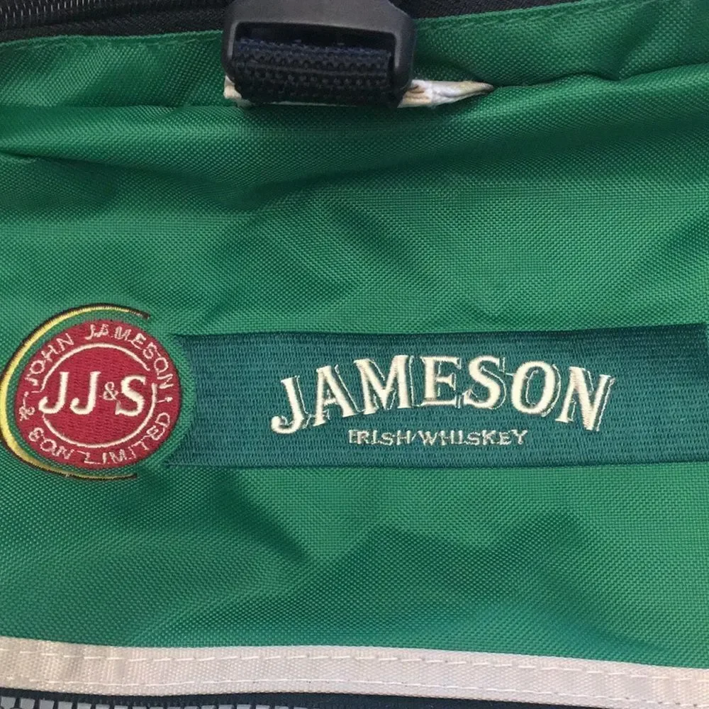 Jameson Green Travel Backpack with wheels and a retractable handle